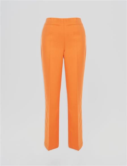 Flare Fit Pantolon Turuncu 