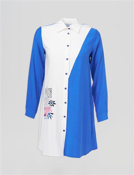 Print Detailed Basic Tunic Sax
