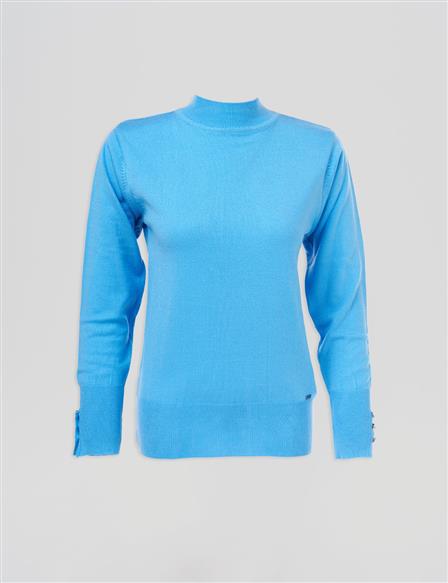 Basic Knit Sweater Blue 
