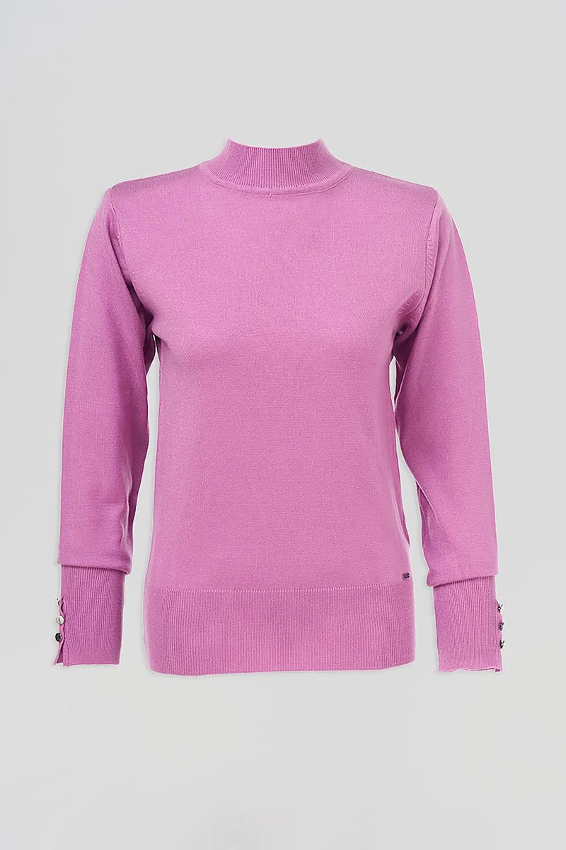Basic Knit Sweater Lilac