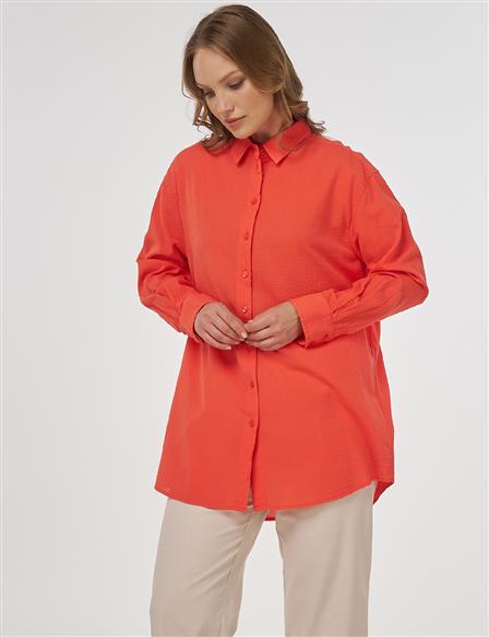 Relax Fit Pamuklu Tunik Gelincik