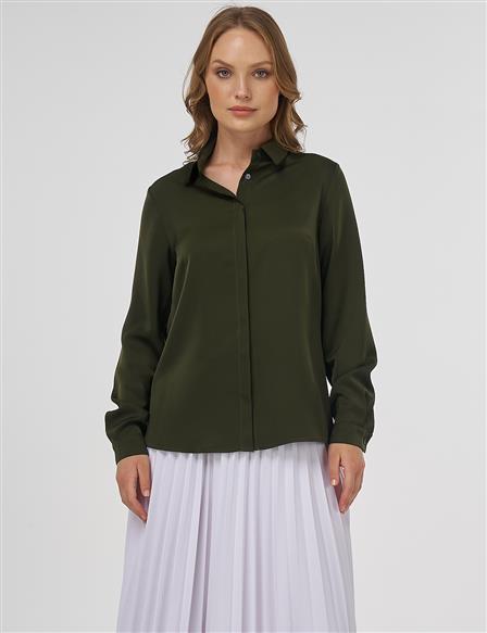 Basic Blouse Khaki