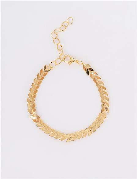 Sallantılı Minimal Uçlu Çoklu Bileklik Gold