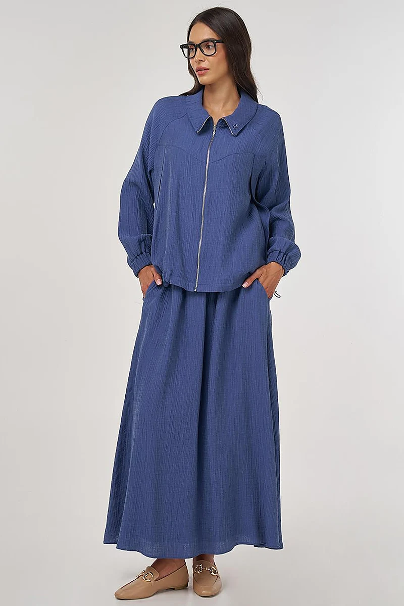Lyocell Skirt Set Indigo