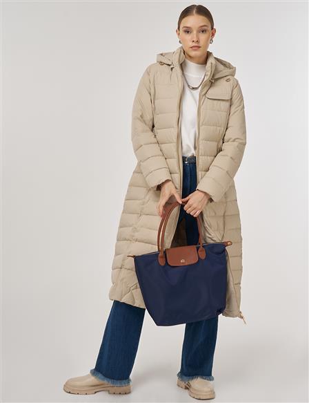 Kapüşonlu Anorak Mont Taş