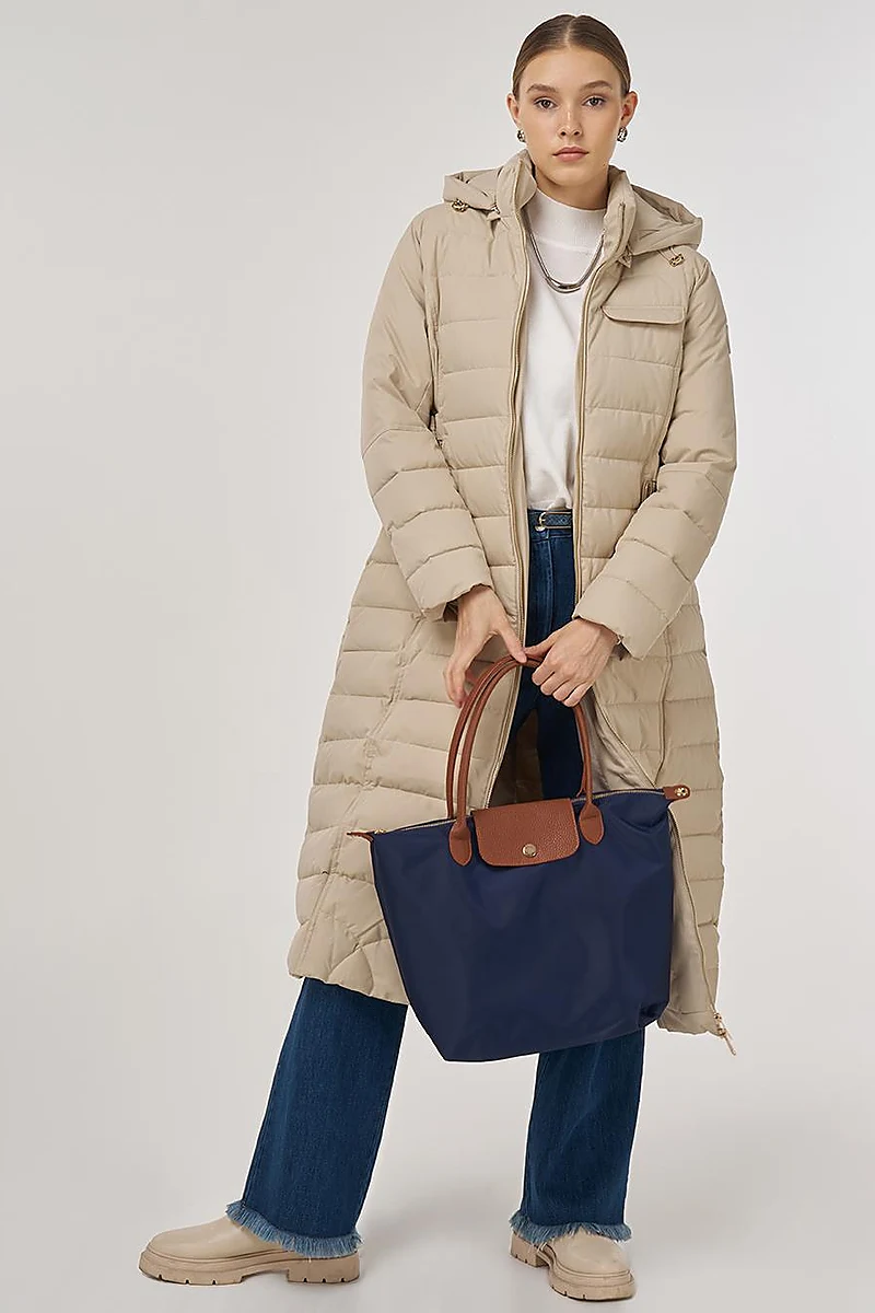 Hooded Anorak Jacket Stone