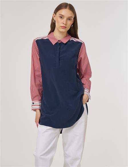 Garnili Rayon Sweatshirt Koyu Lacivert 