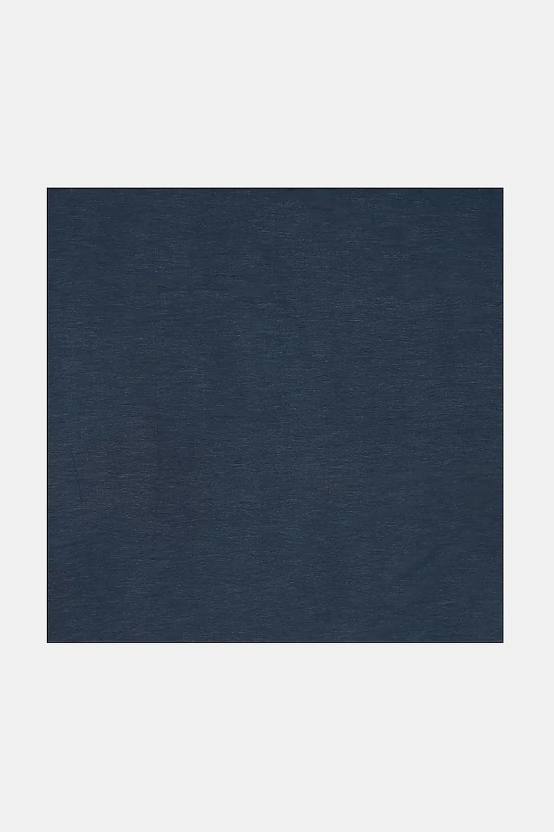 Textured Viscose Scarf – Navy 