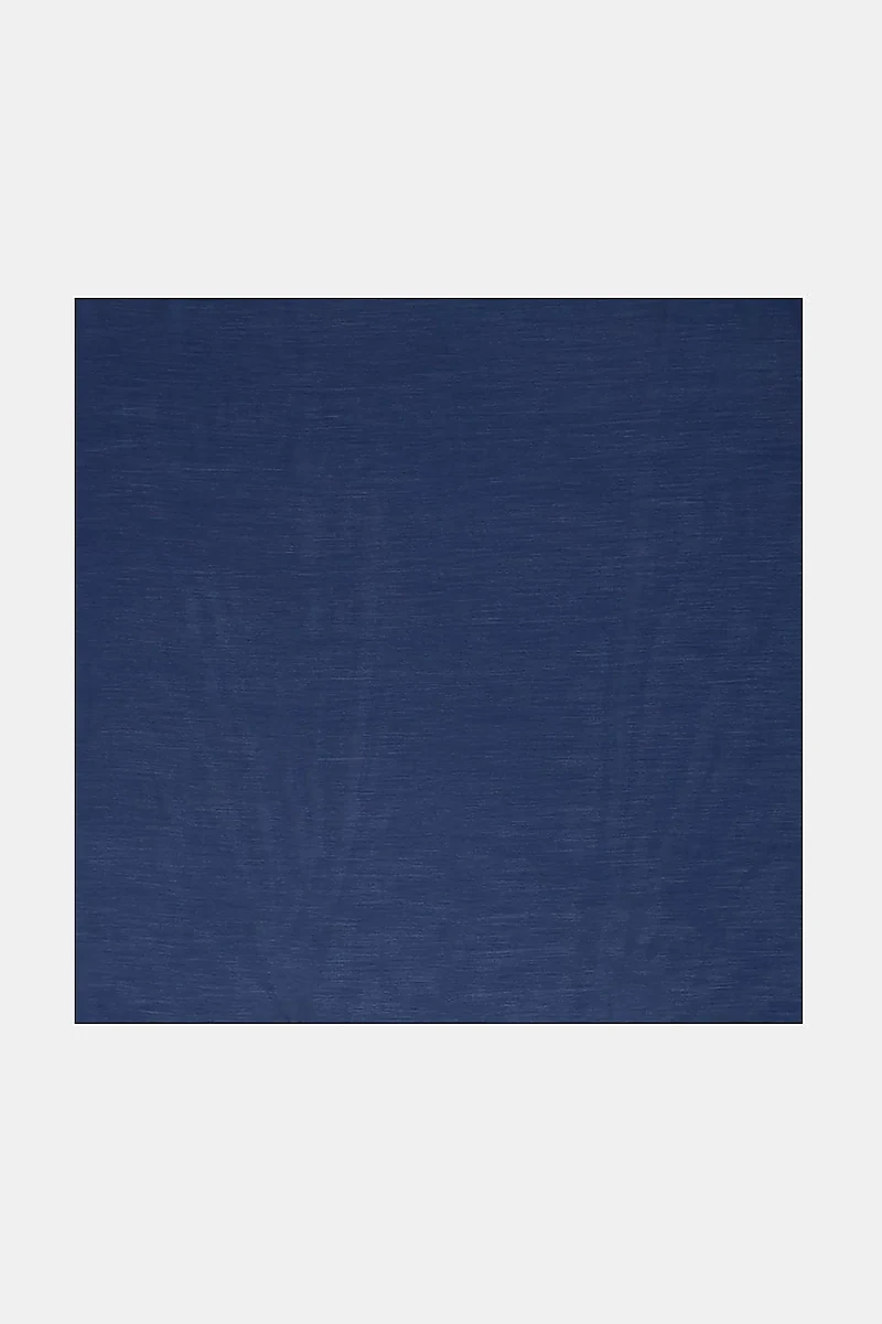 Viscose Blend Scarf in Navy Blue
