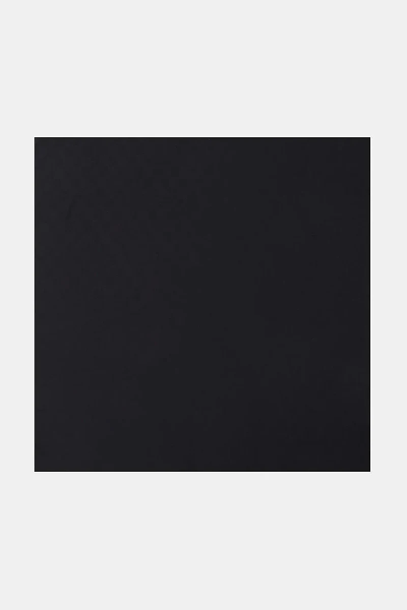 Checkerboard Pattern Modal Scarf in Black
