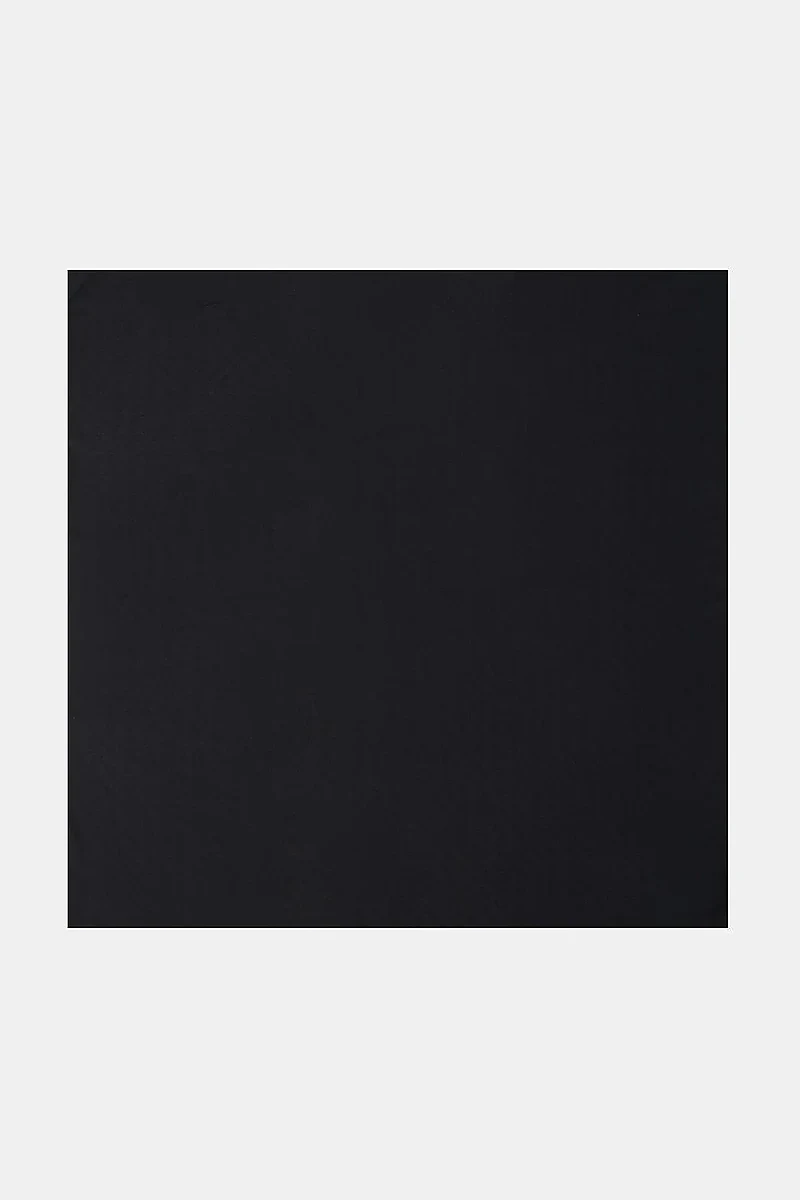 Logo Modal Scarf in Black