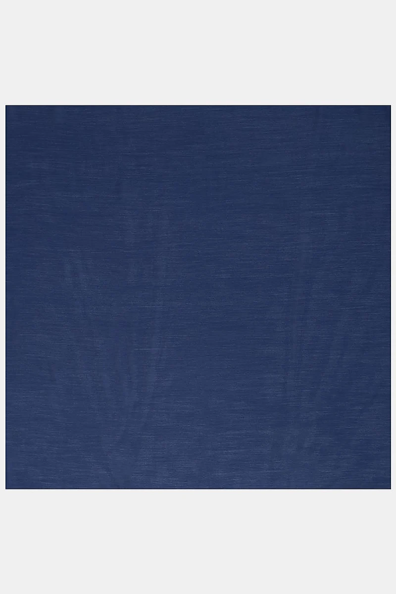 Viscose Blend Scarf in Navy Blue
