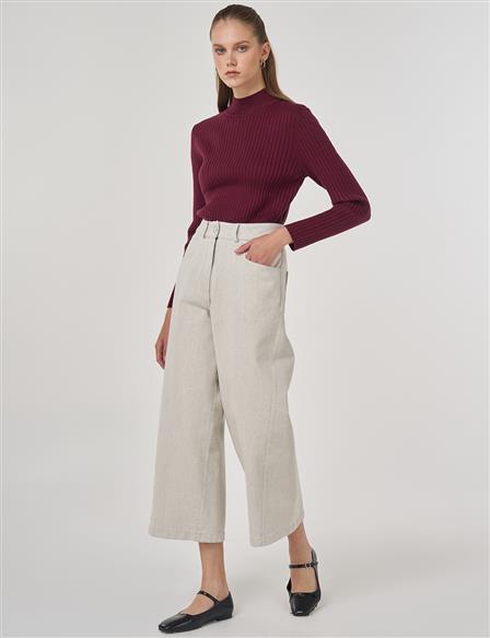 Marine Fit Denim Pantolon Gri