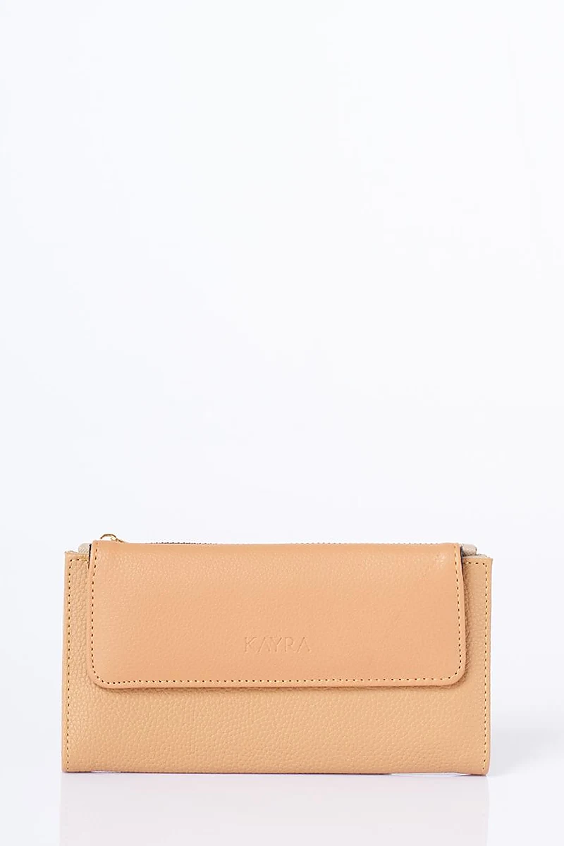 Magnetic Closure Wallet Camel
