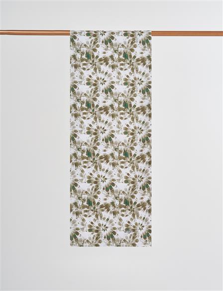 Batik Desen Dijital Baskı Şal Çağla Yeşili 