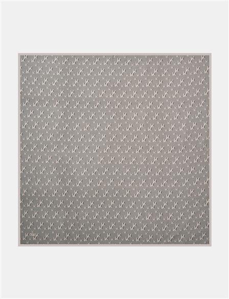 Desenli Viskon Eşarp Küf Yeşili 