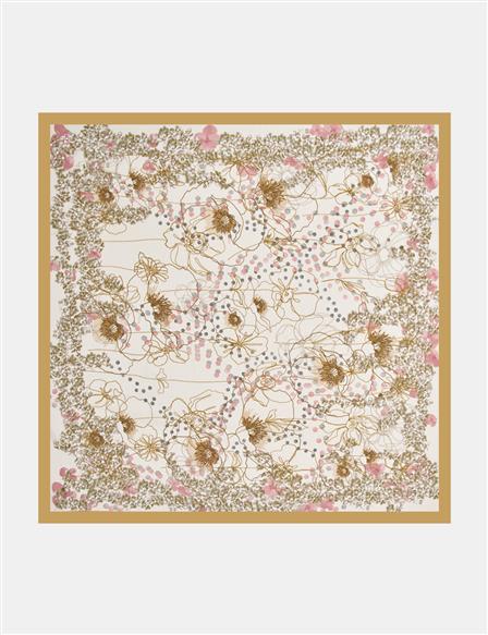 Mixed Viscose Scarf Cream