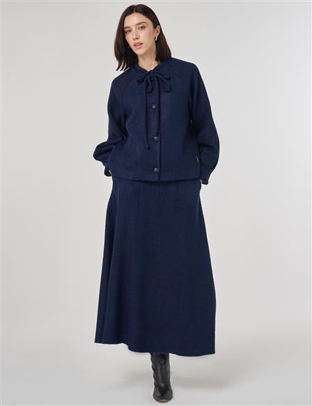 Etekli Tüvit Takım Koyu Lacivert 