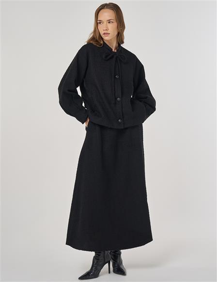 Etekli Tüvit Takım Siyah 