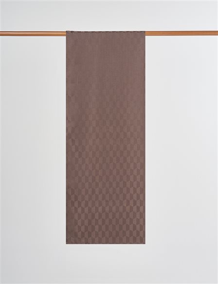 Koza Desen Jakarlı Dokuma Şal Acı Kahve 