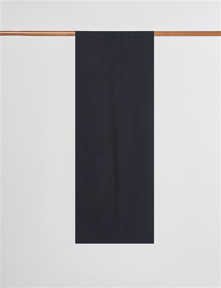 Viscose Shawl with Cross Logo in Black