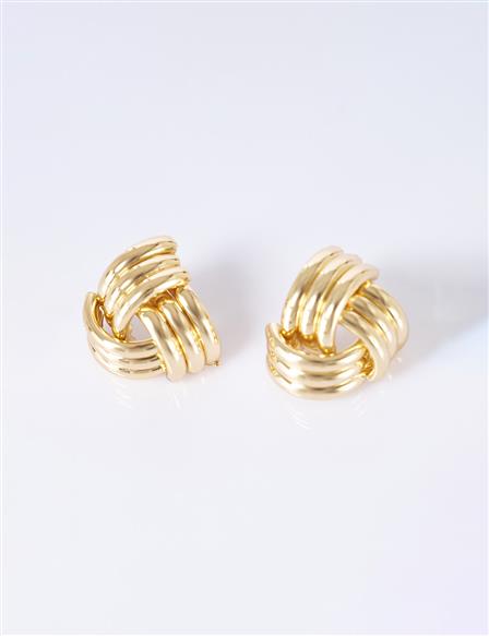 Twist Earrings Gold