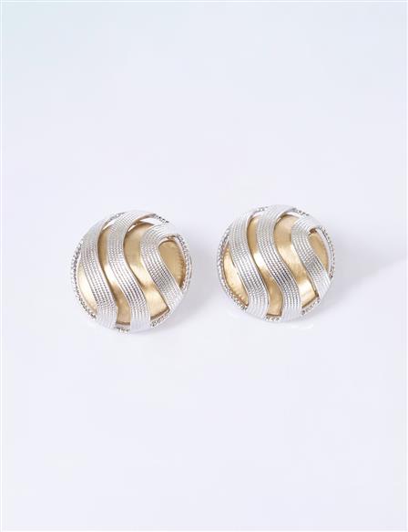 Round Earrings Silver