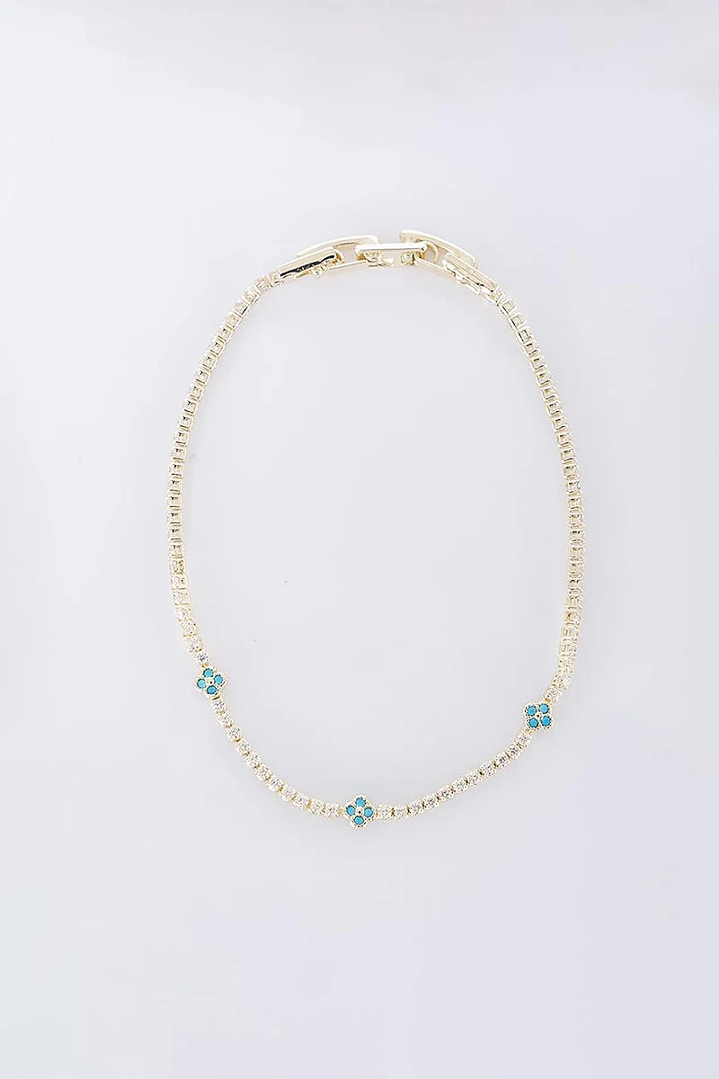 Mini Flower Bracelet Gold
