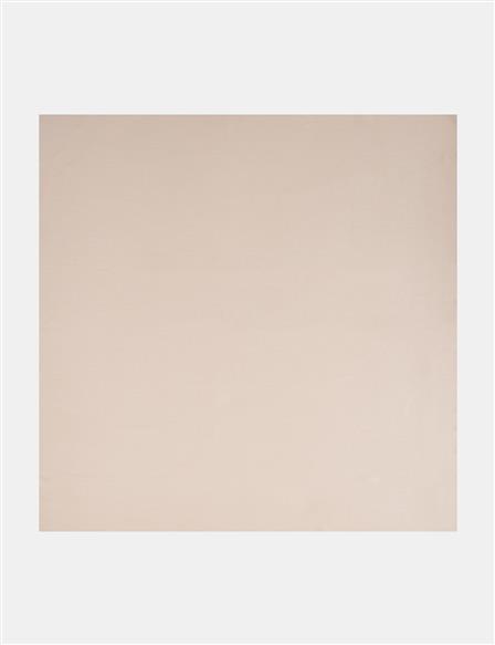 Simli Düz Eşarp Krem