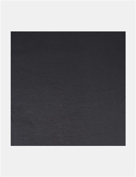 Jakarlı Düz Eşarp Siyah 