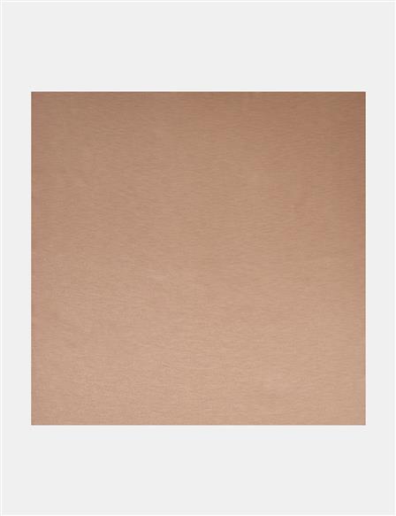 Jakarlı Düz Eşarp Camel 