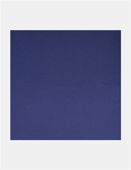 Jakarlı Düz Eşarp Lacivert 