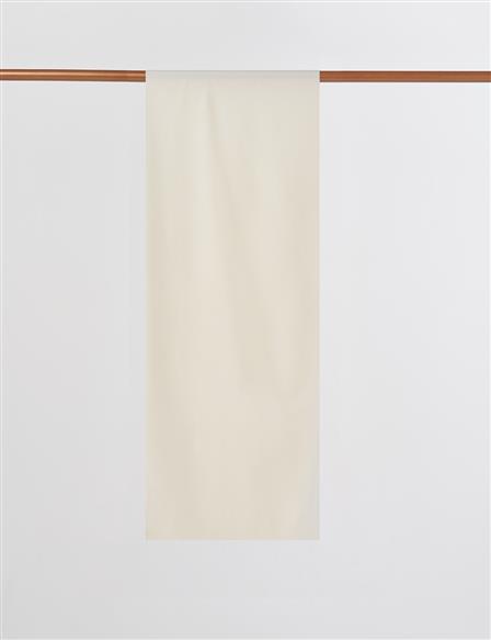 Basic İpek Pamuk Karışımlı Şal Krem