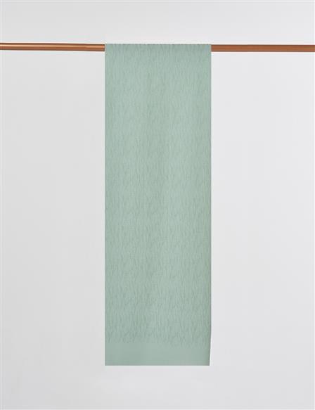 Desenli Floş Şal Mint 