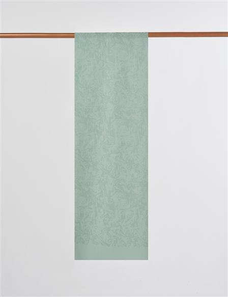 Fırça Desen Floş Şal Mint 