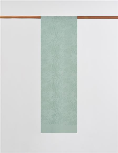 Soyut Desen Floş Şal Mint 