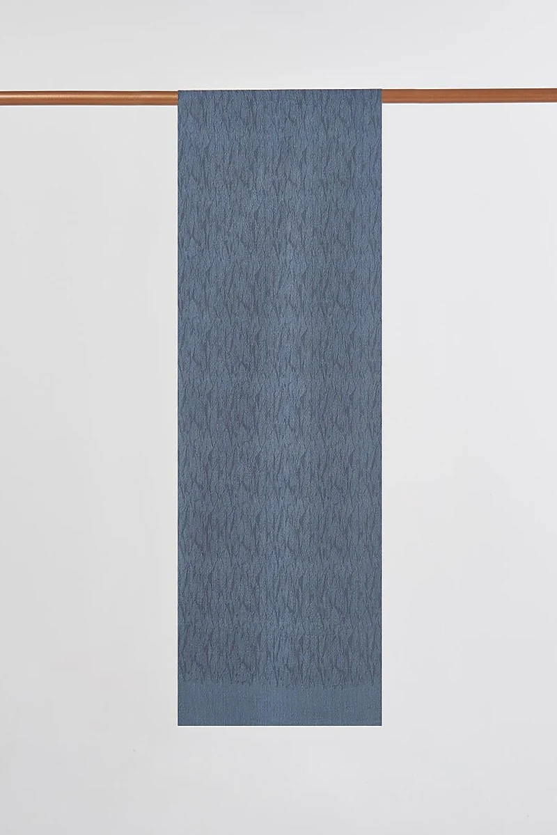 Patterned Floss Shawl in Gray