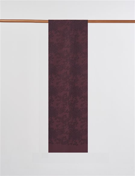 Soyut Desen Floş Şal Acı Kahve 