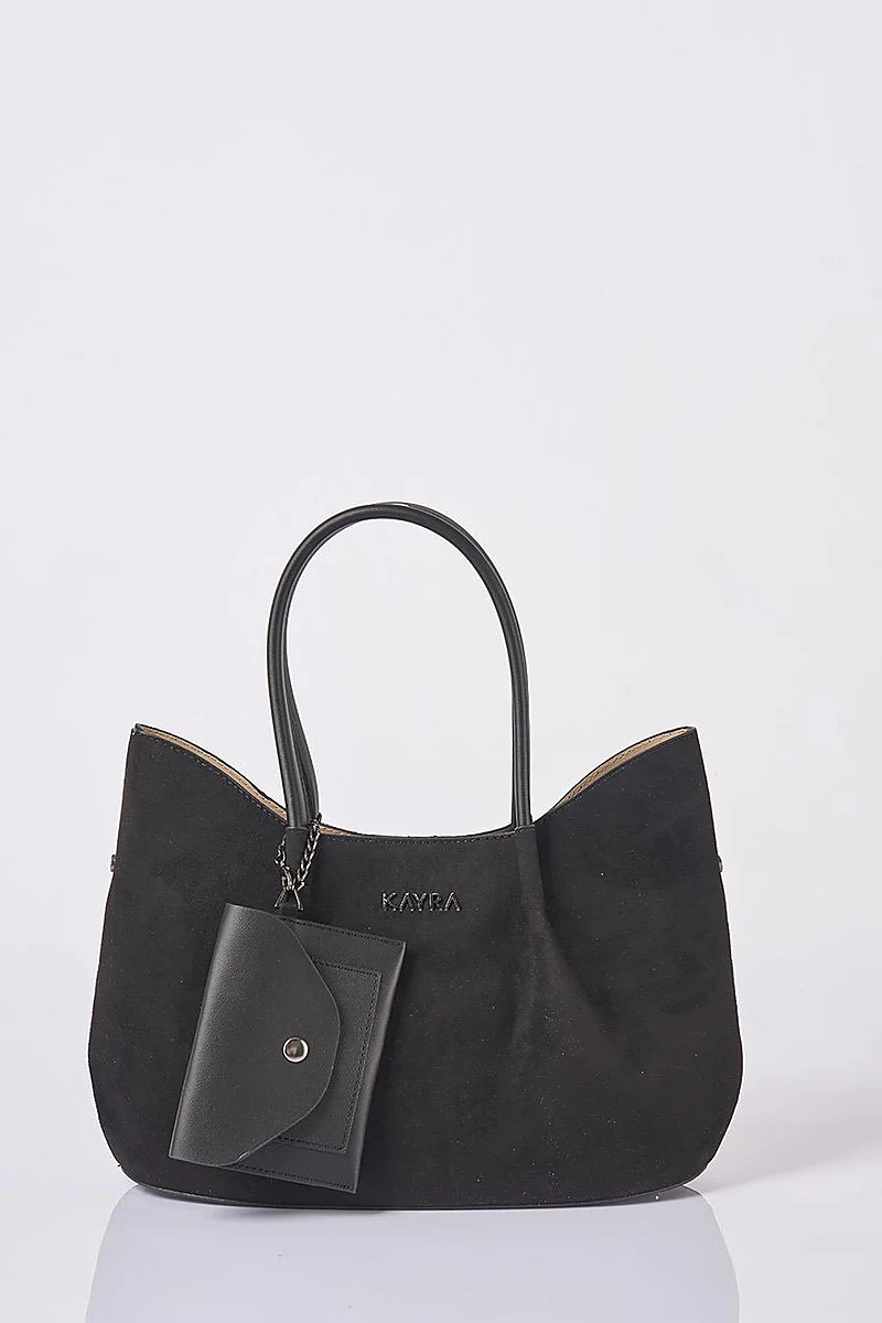Puppy Suede Bag Black