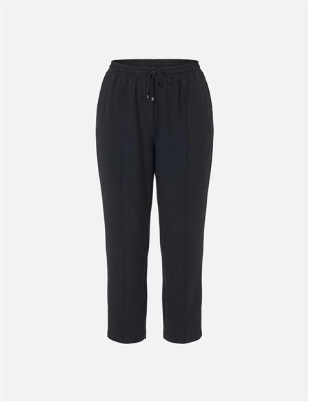 Çima Dikişli Havuç Pantolon Siyah 