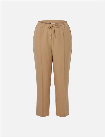 Çima Dikişli Havuç Pantolon Bej