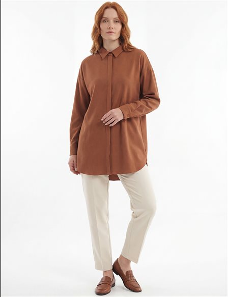 Basic Shirt Milk Coffee