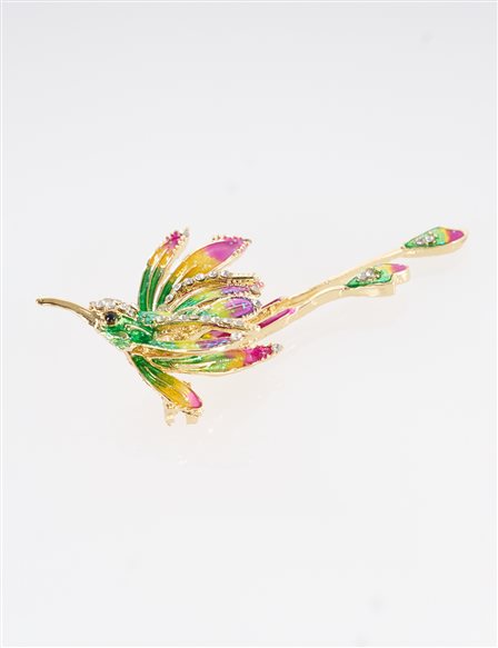 Phoenix Brooch Gold