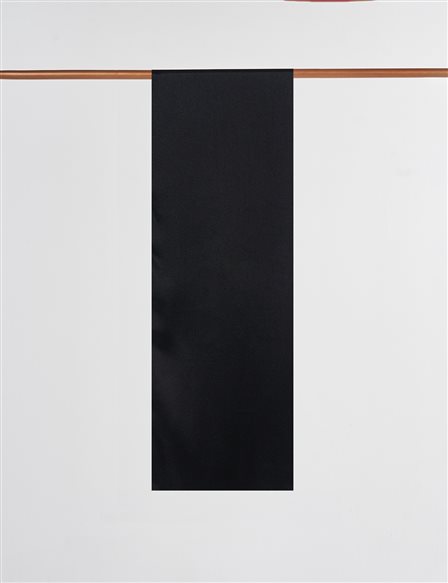 Glitter Satin Scarf Black