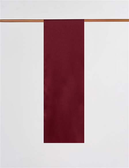 Glitter Satin Scarf Cherry Red