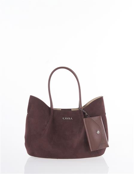 Puppy Suede Bag Dark Brown