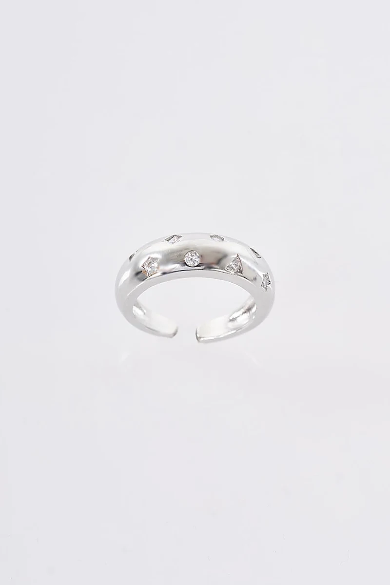 Domed Ring Silver