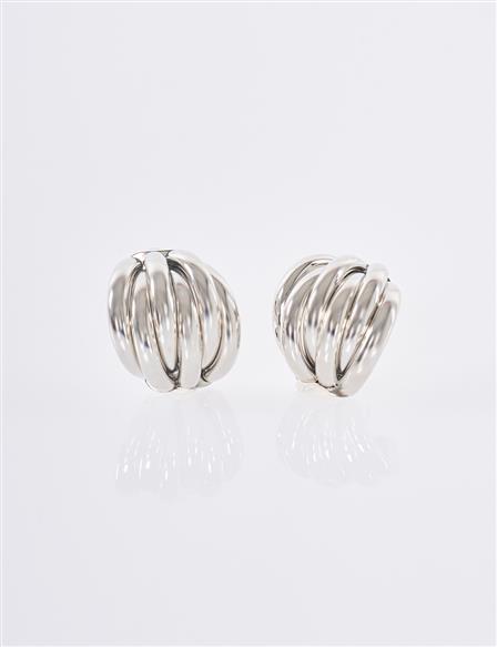 Spiral Earrings Silver