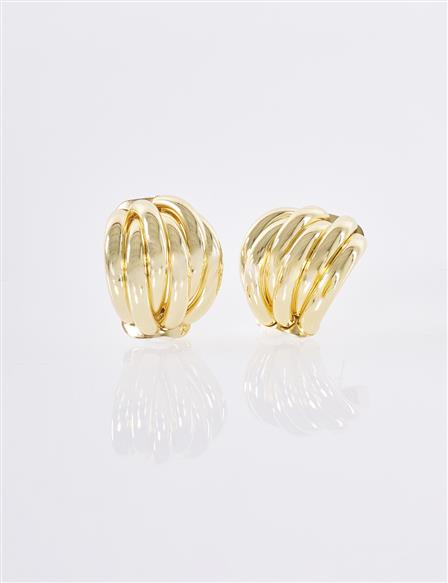 Spiral Earrings Gold