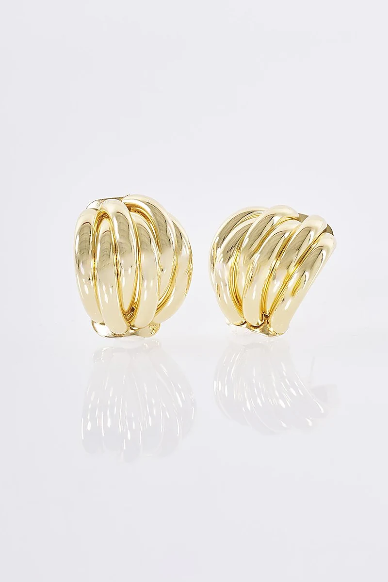 Sarmal Küpe Gold